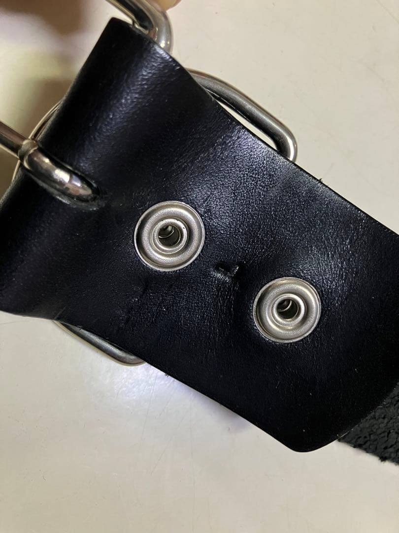 666・シドリングベルト・ブラックレザー・Lサイズ - メルカリ