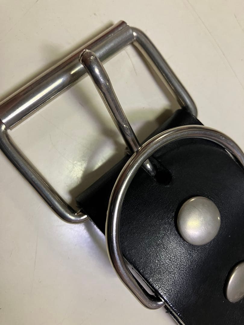 666・シドリングベルト・ブラックレザー・Lサイズ - メルカリ