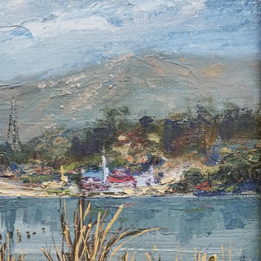 作者不詳 TARO IMAI 4号 風景画 油彩 油絵 絵画 肉筆 額装 美術品