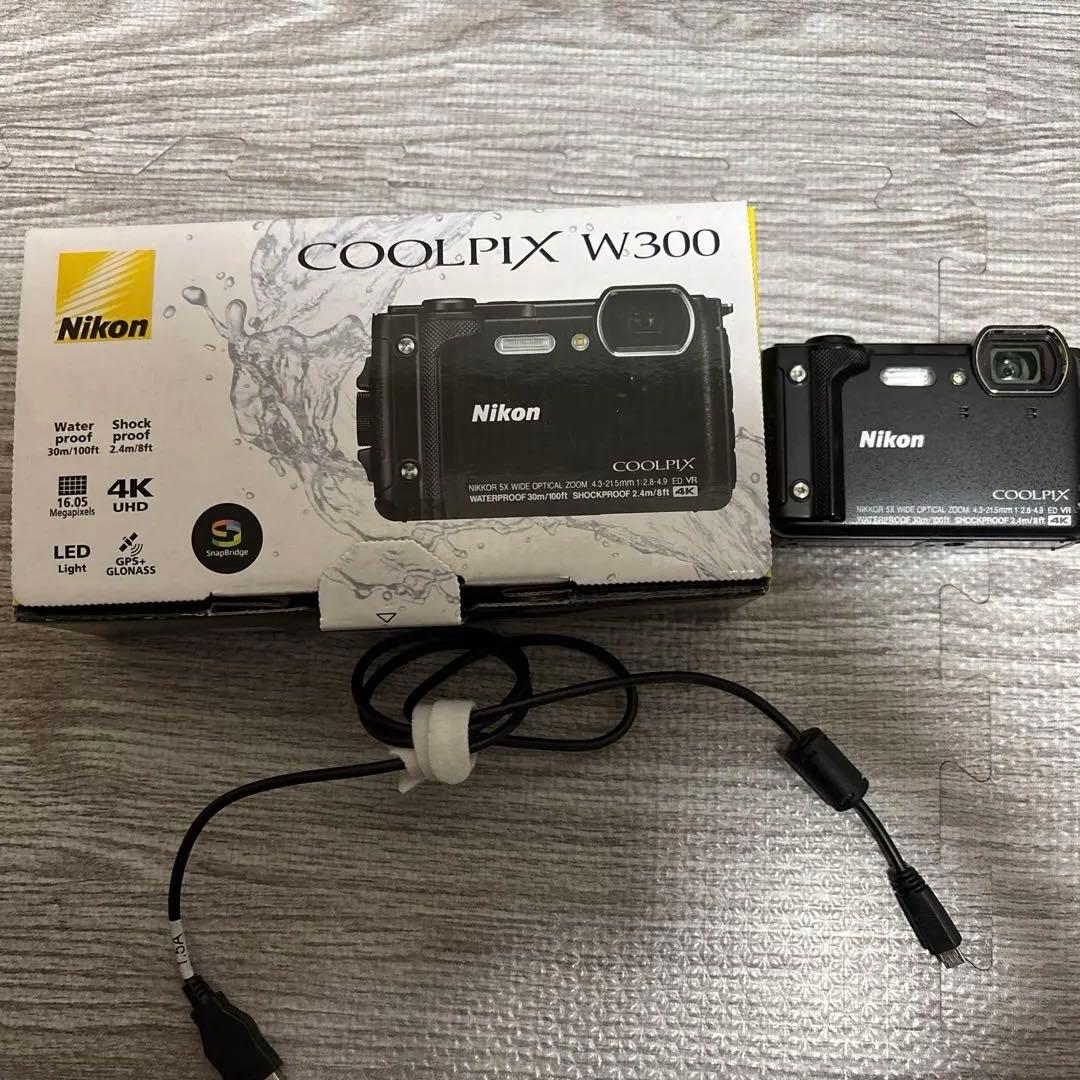 Nikon COOLPIX W300 ブラック 本体 Amazon.co.jp: Nikon Coolpix W300 BK Digital Camera, 16.5