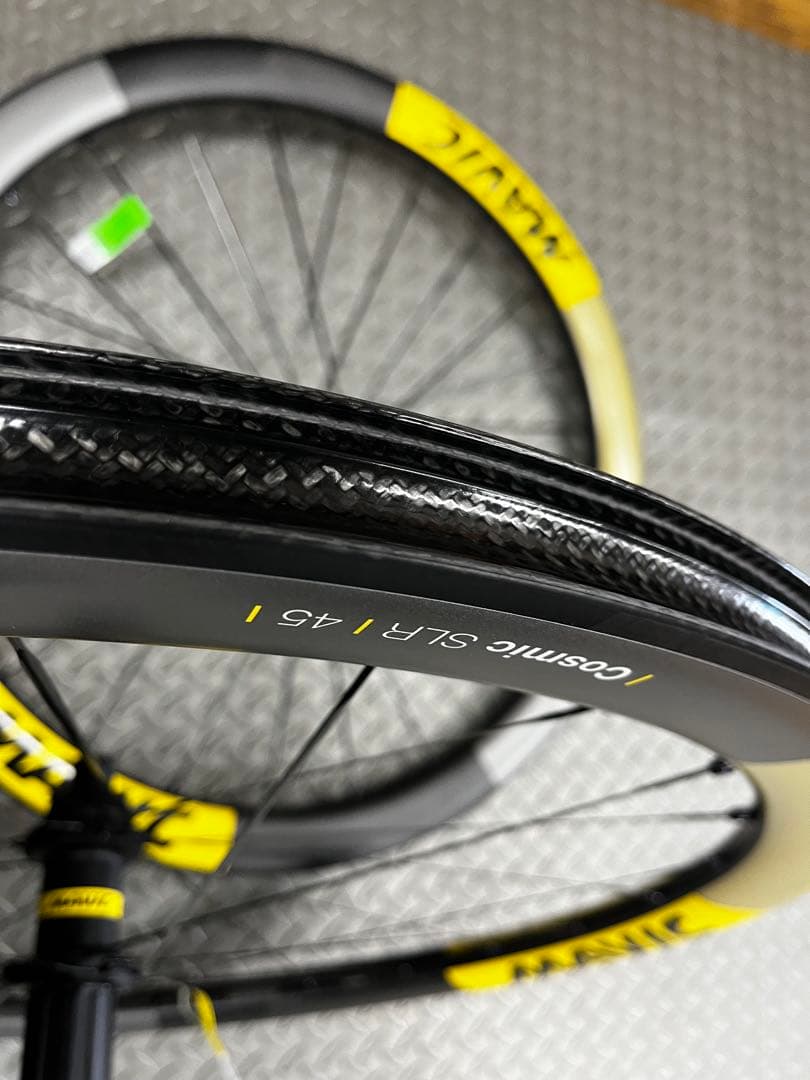 MAVIC Cosmic SLR 45Disc シマノ イクシオンタイヤ2本付 - メルカリ