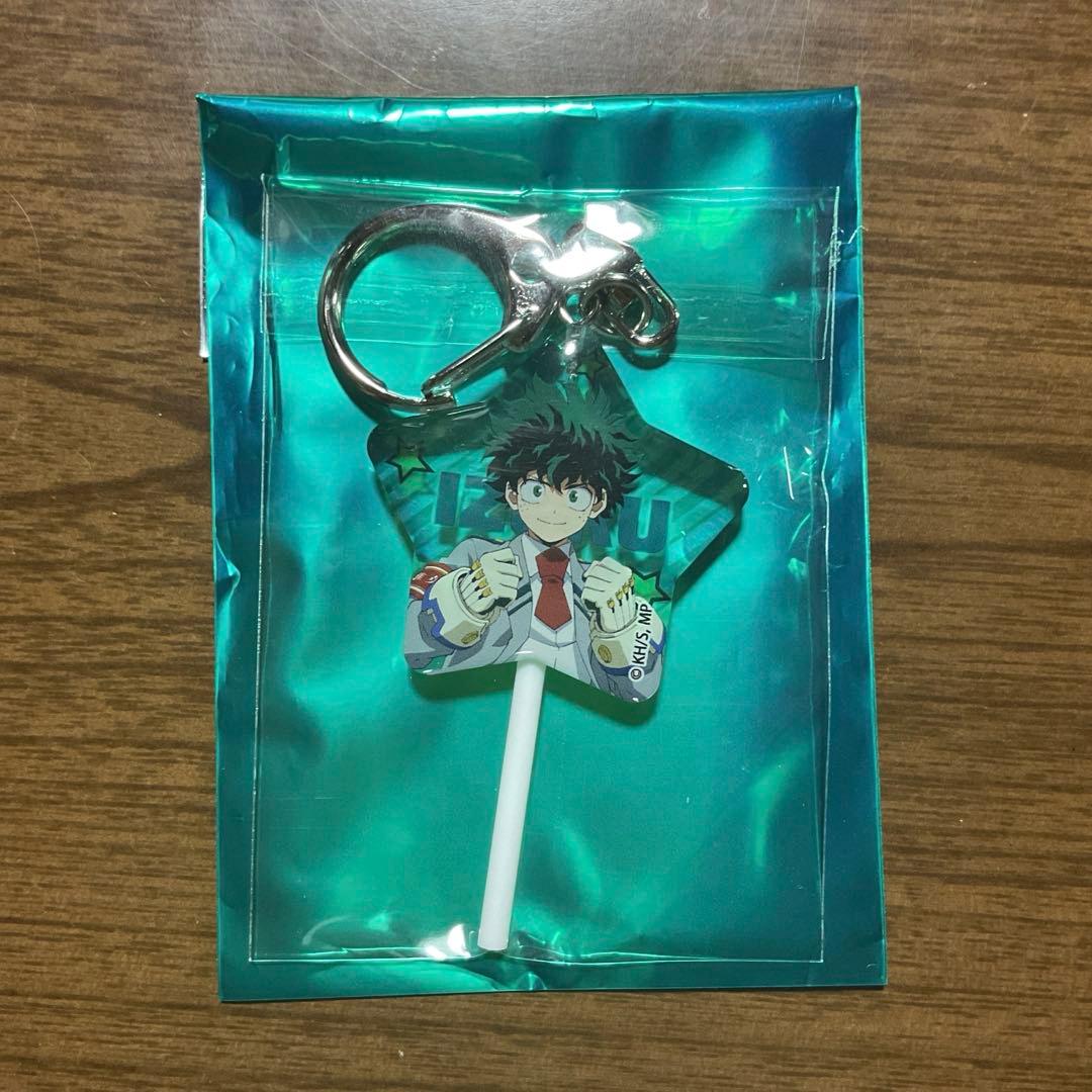 ⚠️ ヒロアカ 雄英高校オープンスクール キャンディ風キーホルダー 緑