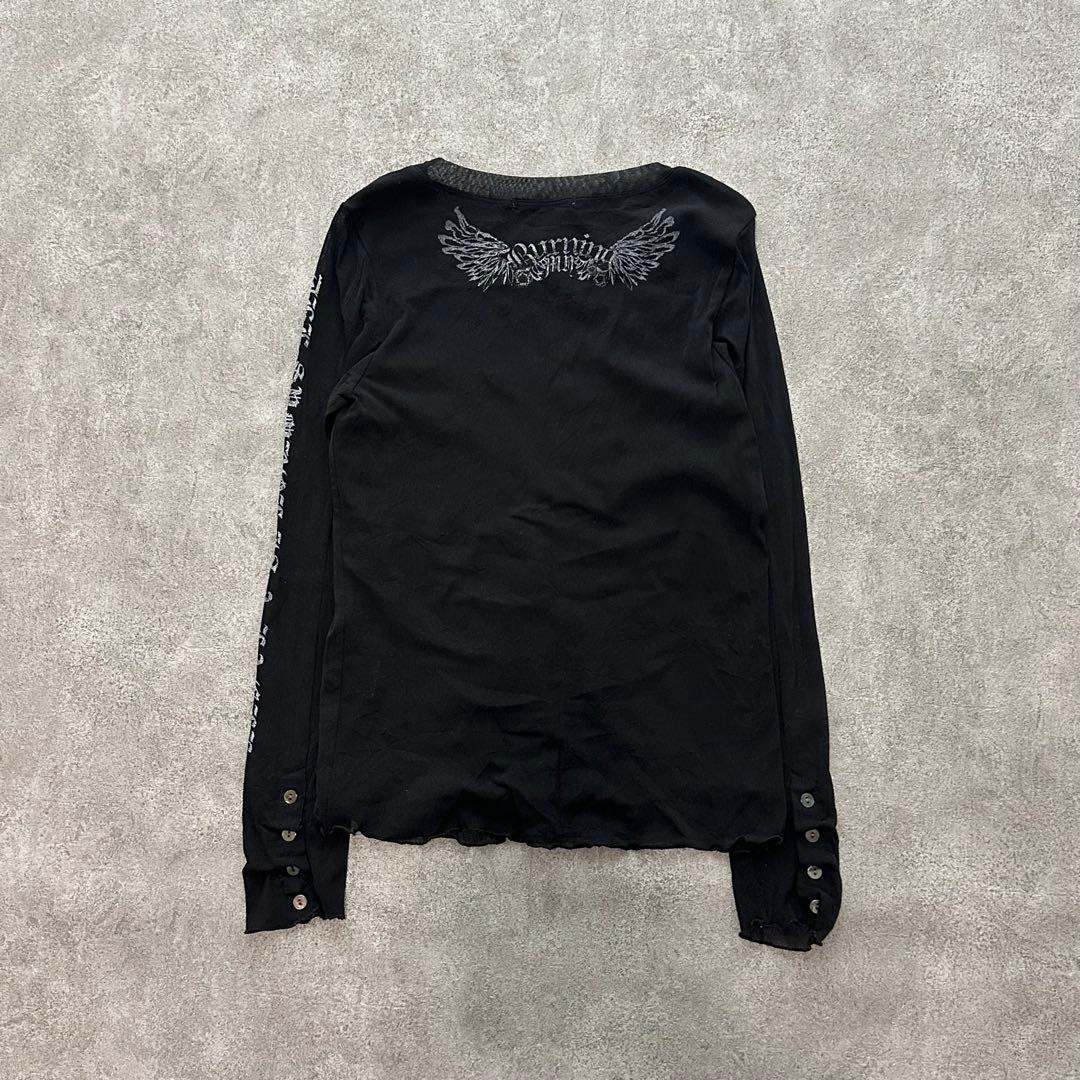 00s vintage 長袖 カットソー パンク グランジ y2k 平成ギャル - メルカリ