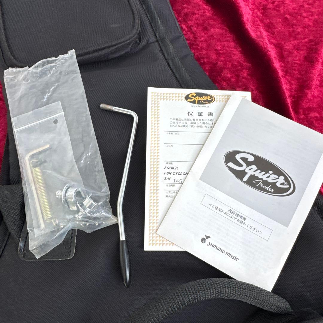 美品 メンテ済 Squier by Fender FSR CYCLONE BLK - メルカリ