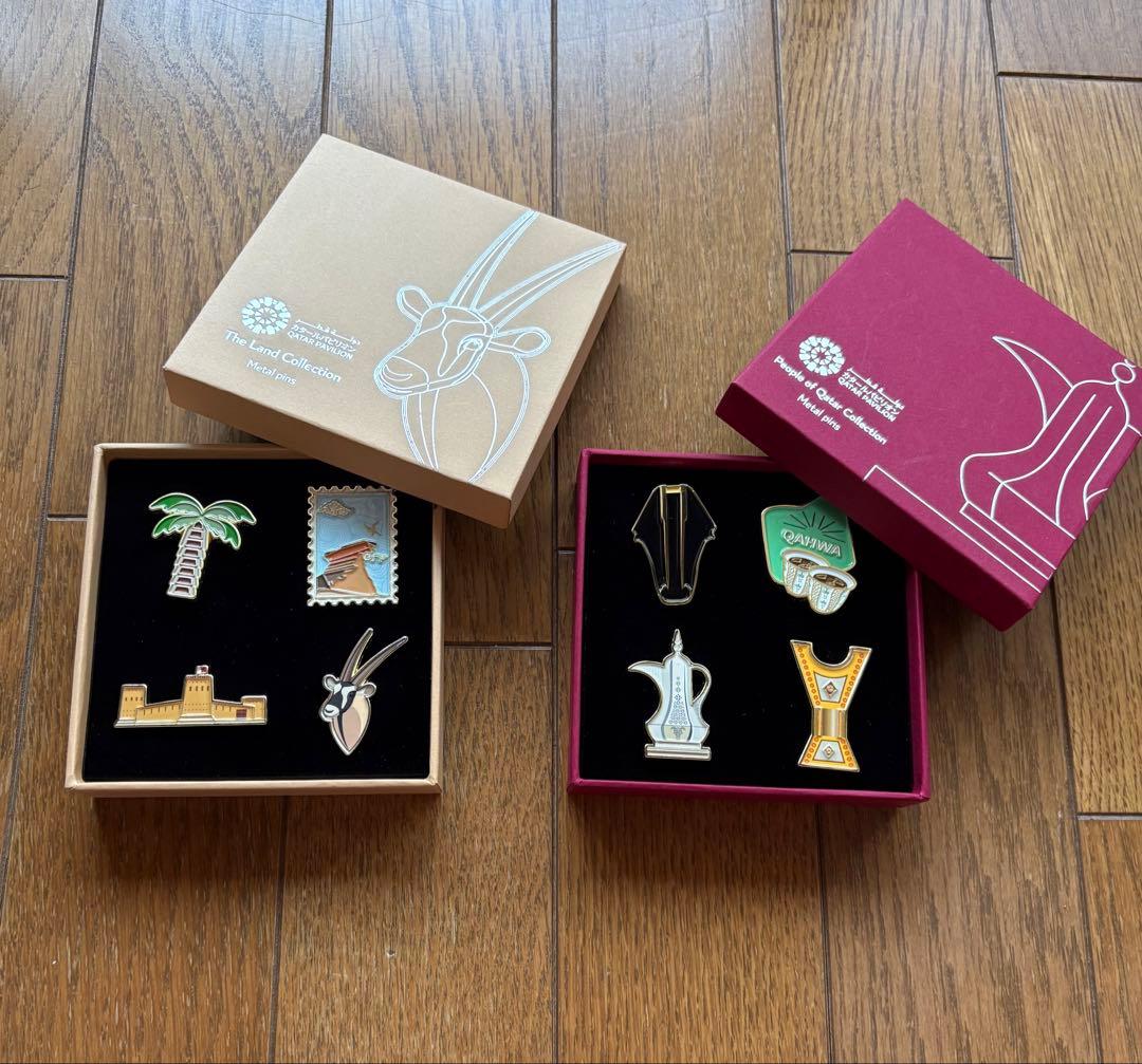 新品未使用】カタール館ピンバッジ 箱付き 大阪・関西万博 EXPO2025