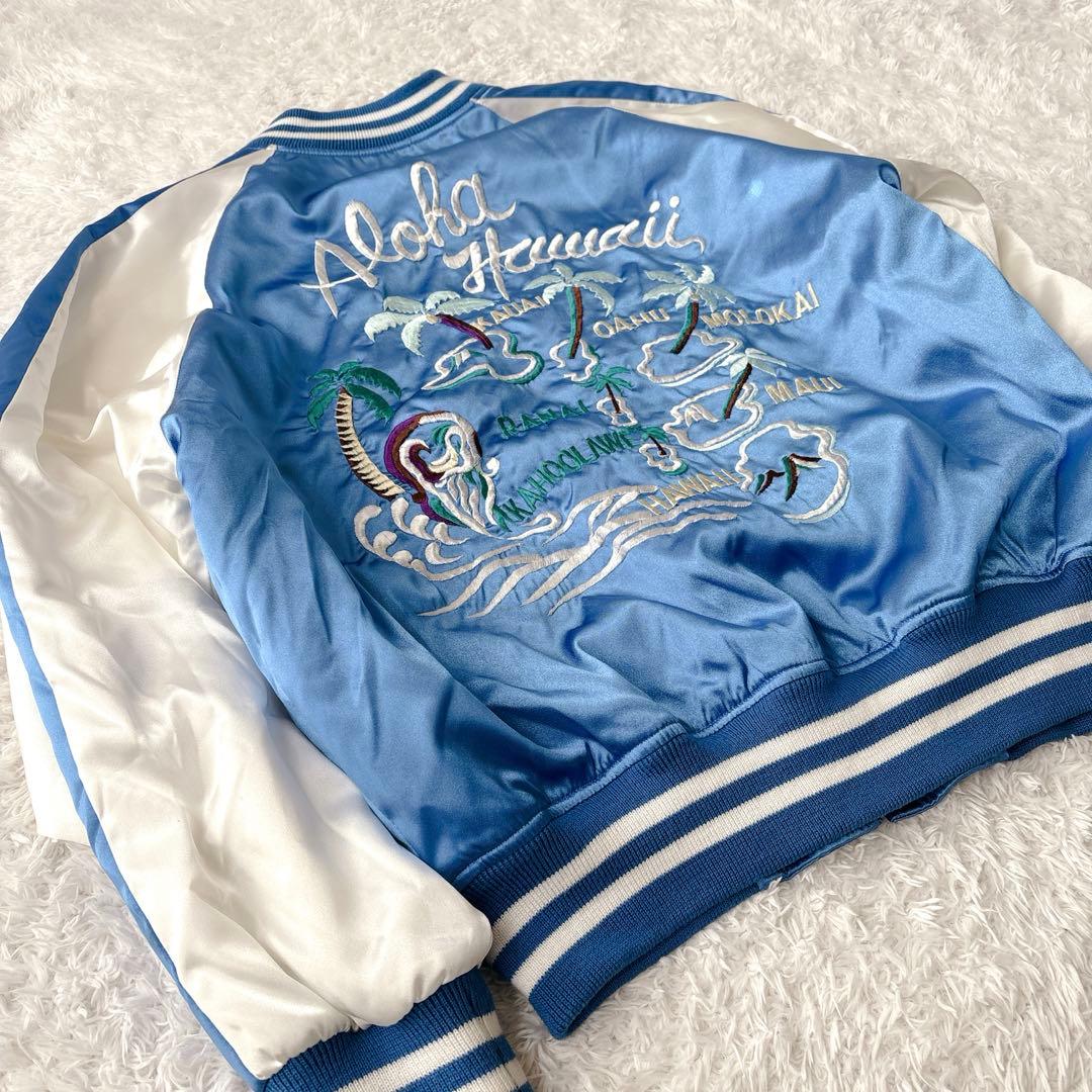 HOSHIHIME スカジャン Aloha Hawaii 赤裏 サテン 日本製