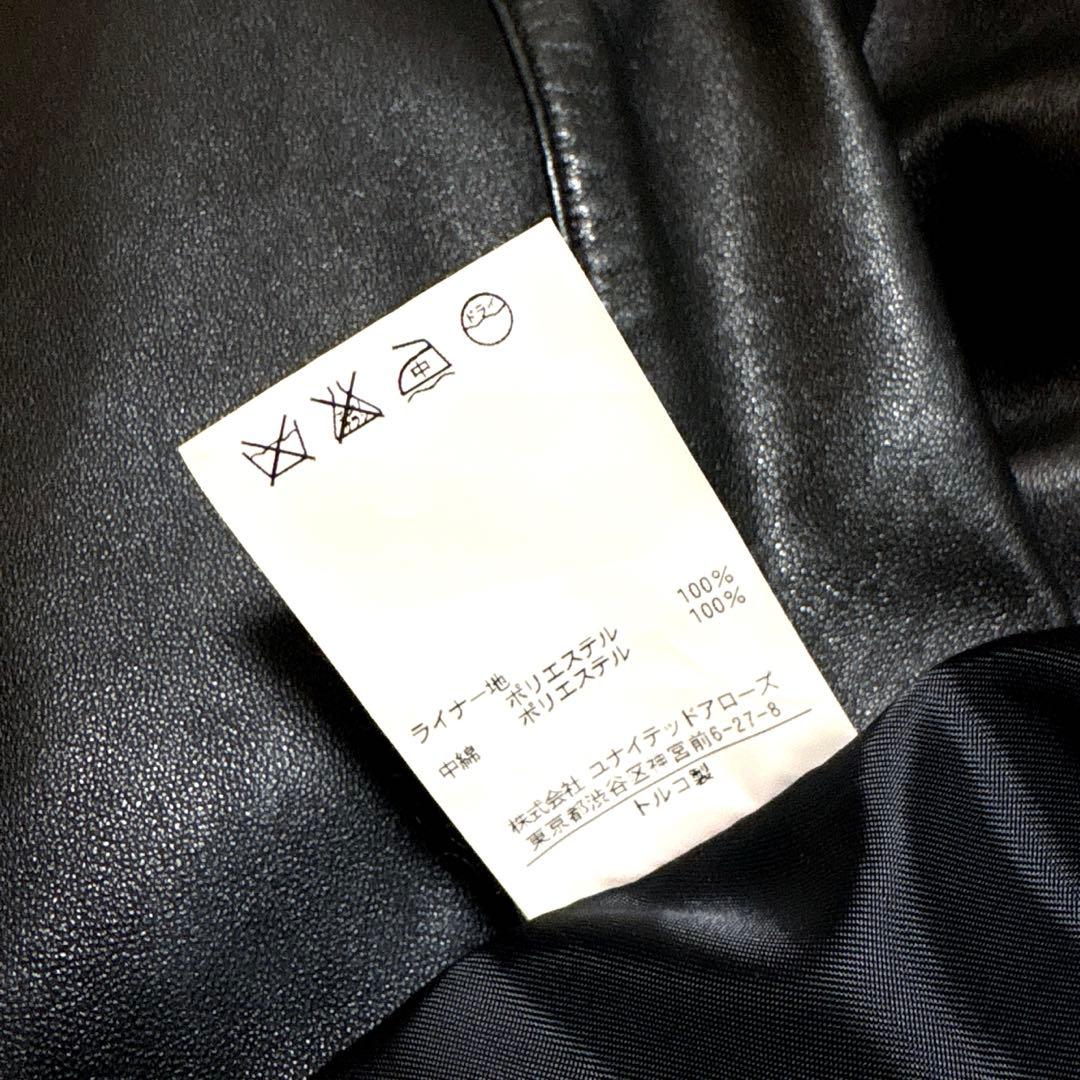 ヒロ様専用✨ユナイテッドアローズ レザーステンカラーコート 羊革