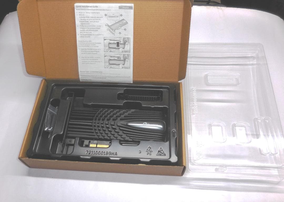 内蔵型SSD PLEXTOR M.2 NVME SSD 1.0TB PCIe 4.0x4