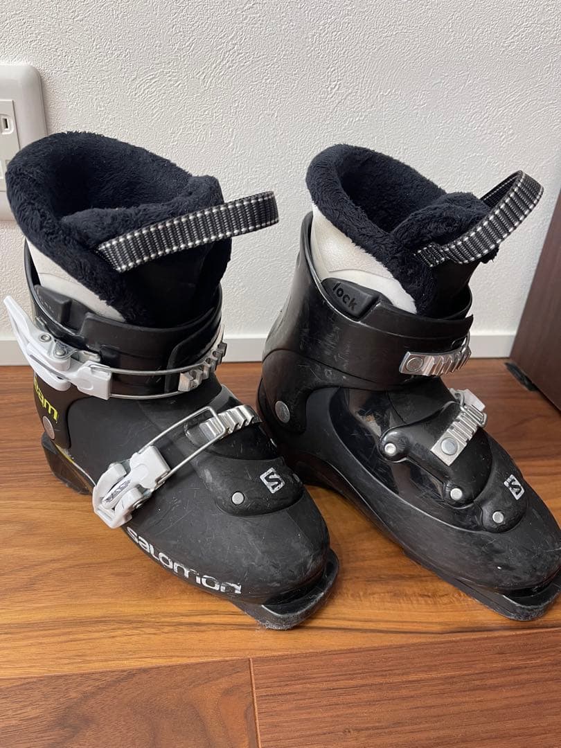 KAZAMA スキー板110㎝ Salomon ブーツ ストック セット 子供用 - メルカリ