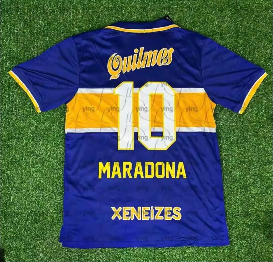 t*4様 ボカ・ジュニアーズ マラドーナユニフォーム - メルカリ
