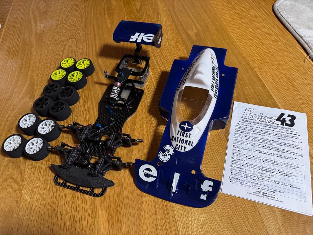 MOROTECH モロテック高性能6輪ラジコン P43シャーシ タイレルボディ付