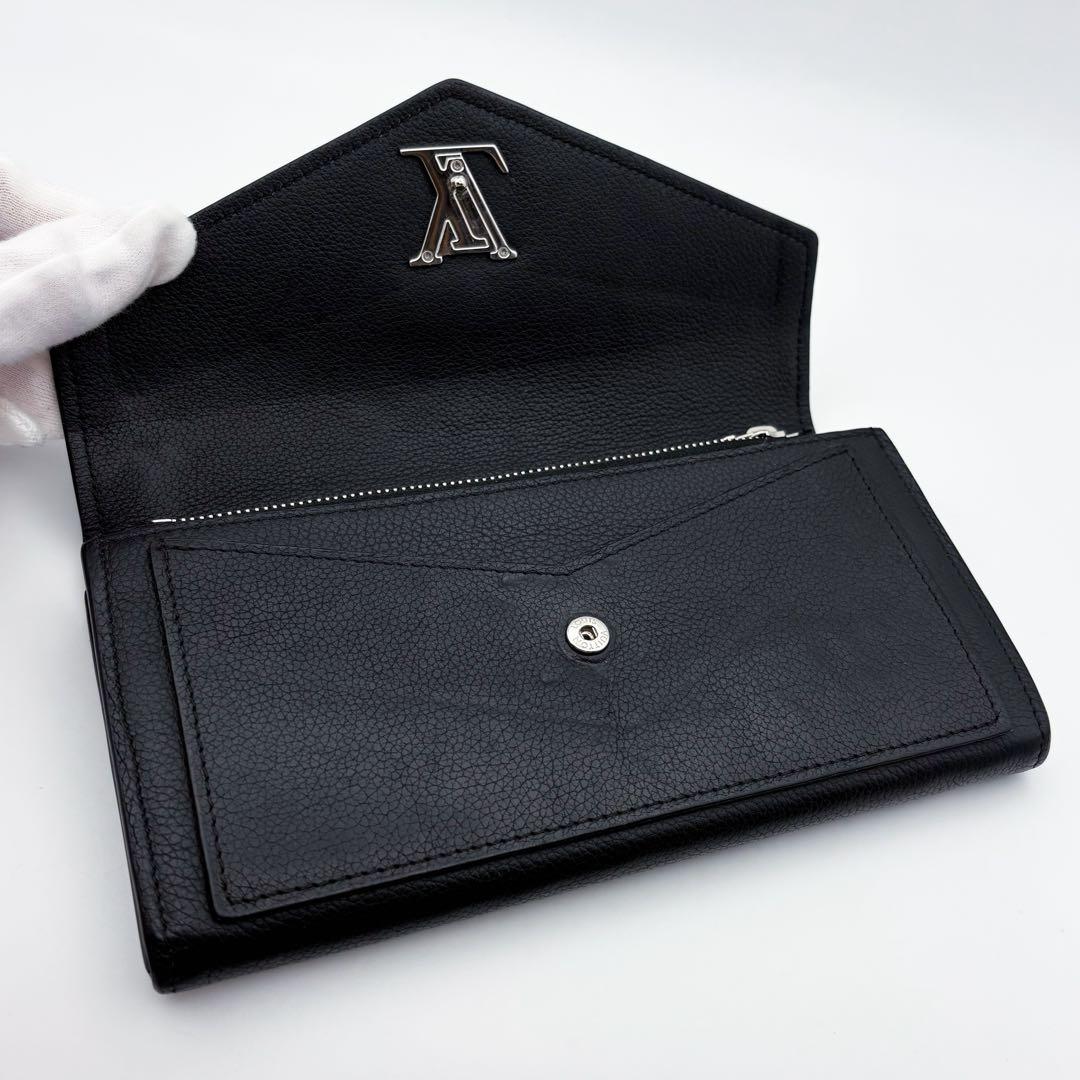 超美品】ルイヴィトン ポルトフォイユ マイロックミー 長財布 黒