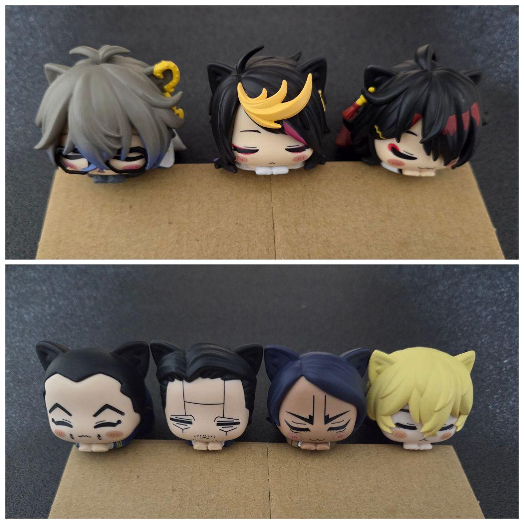 Nijisanji Ohiruneko Mini Figure7体セット NIJISANJI EN」のVTuberユニット「Luxiem」が“おひるねこ”デザインの