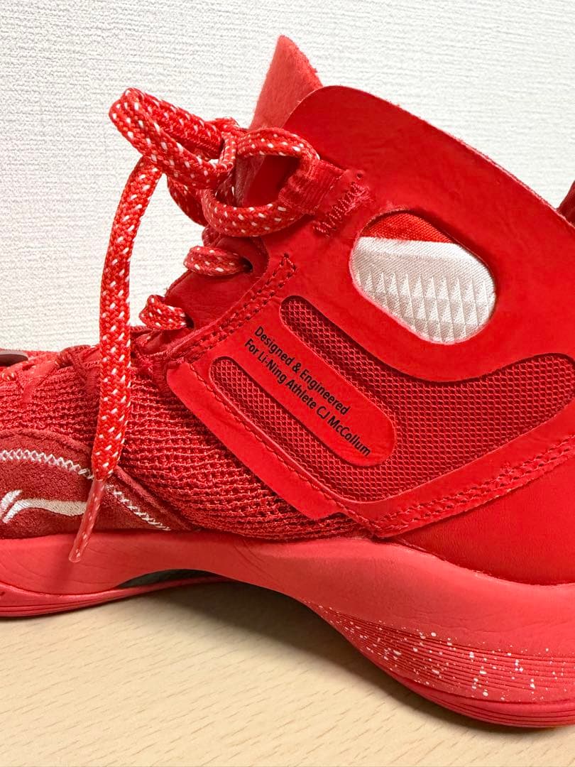 LI-NING ABAR019-7C バッシュ 赤 25.0 - メルカリ