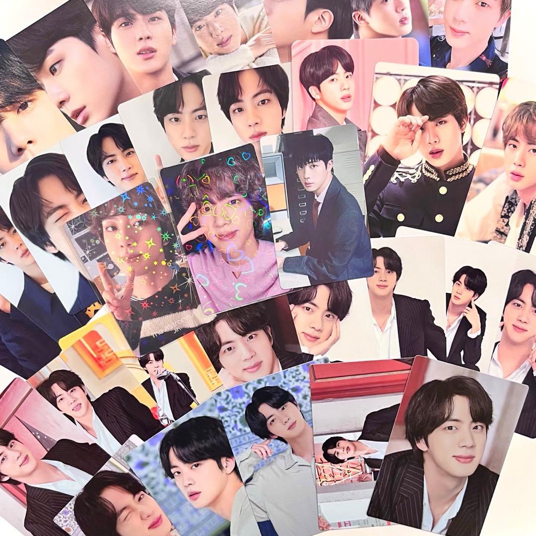 BTS JIN ミニフォト トレカ 33枚 ハピエバ マジショ - メルカリ