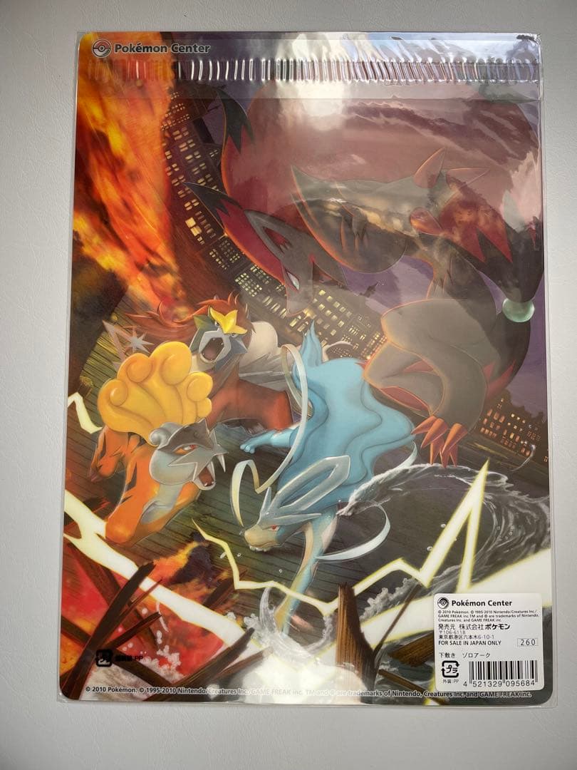 未開封　ポケモン　ゾロアーク　下敷き　エンテイ　ライコウ　スイクン