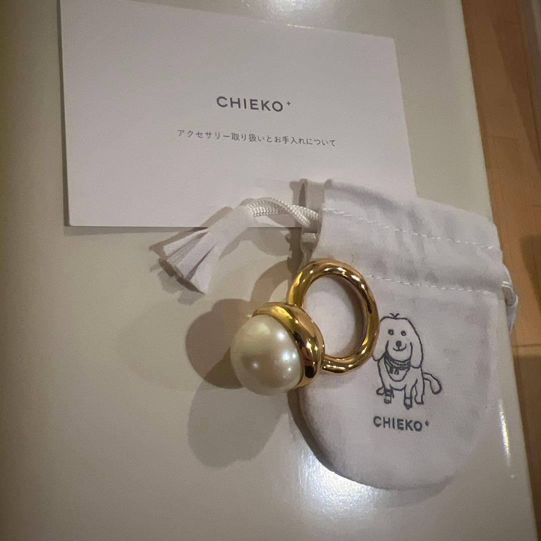 完売•美品⭐︎CHIEKO+ チエコビックパールリング ゴールド 15号 - メルカリ