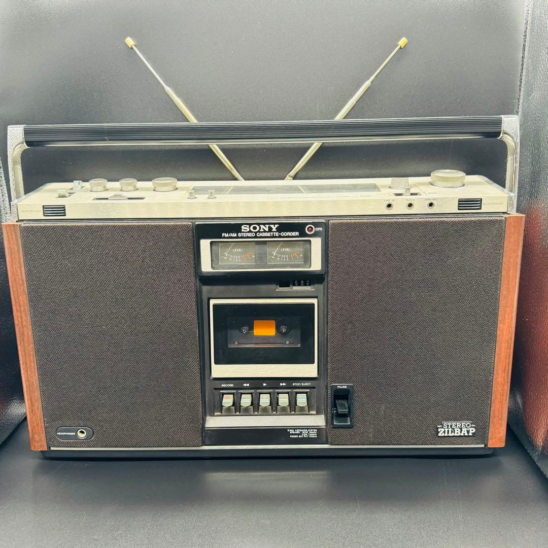 SONY CF-6600 STEREO ZILBAP ラジカセ 昭和 レトロ - メルカリ
