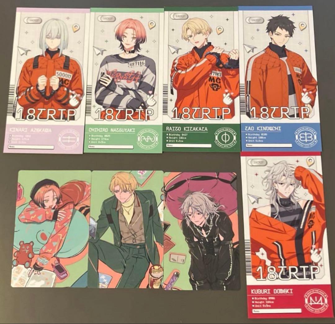 18TRIP エイトリ　まとめ売り　缶バッジ　アクスタ　トレカ
