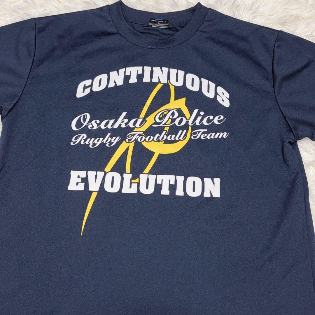 非売品】大阪府警 ラグビー公式Tシャツ O.P.R 紺 M - メルカリ