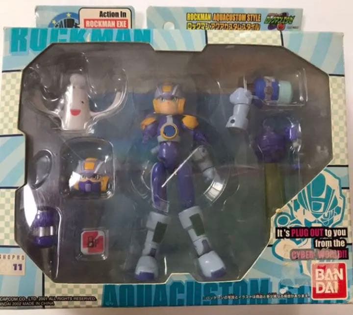 ロックマンエグゼ ロックマン アクアカスタムスタイル ロッキン