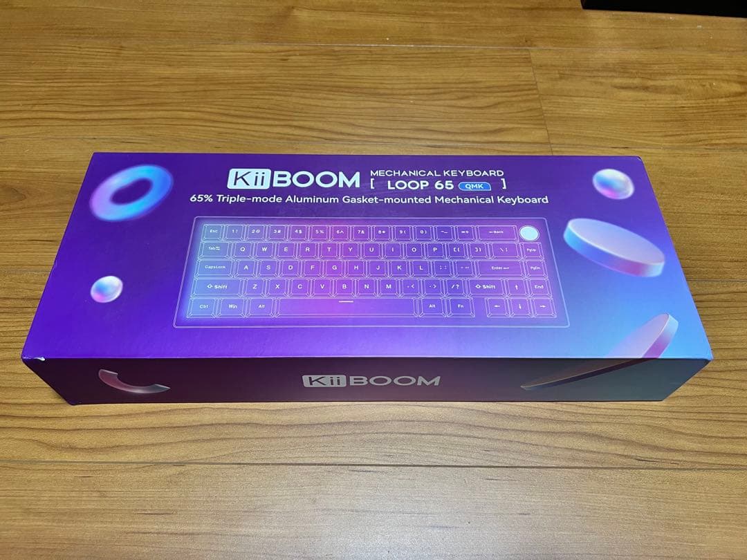 KiiBoom loop 65 メカニカルキーボード　新品未開封　アルミフレーム Amazon | KiiBOOM Loop 65 65%フルアルミブロック構造メカニカル