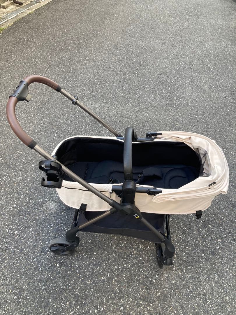 ピジョン エパ ベージュ 両対面式A型ベビーカー（純正別売り付属品付き） ピジョン エパ ベージュ 両対面式A型ベビーカー（純正別売り付属品付き