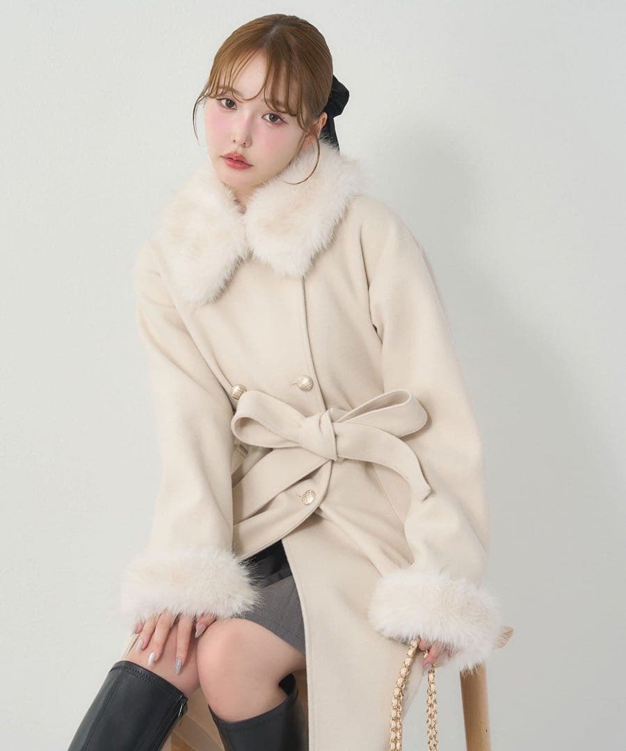 ★2025冬新作★【NICE CLAP】ファー付マルチロングコート one after another NICE CLAUP｜ファー付マルチロングコート | Rakuten