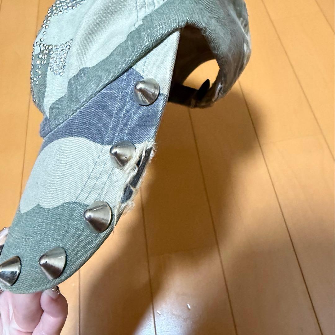 y2k 平成ギャル グランジ パンク スタッズ スカル 迷彩 カモフラ