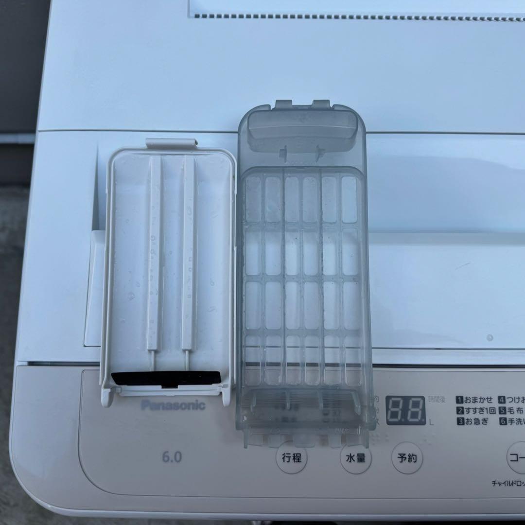 225⭐️2024年製美品☆パナソニック 洗濯機 6KG 一人暮らし 最新モデル