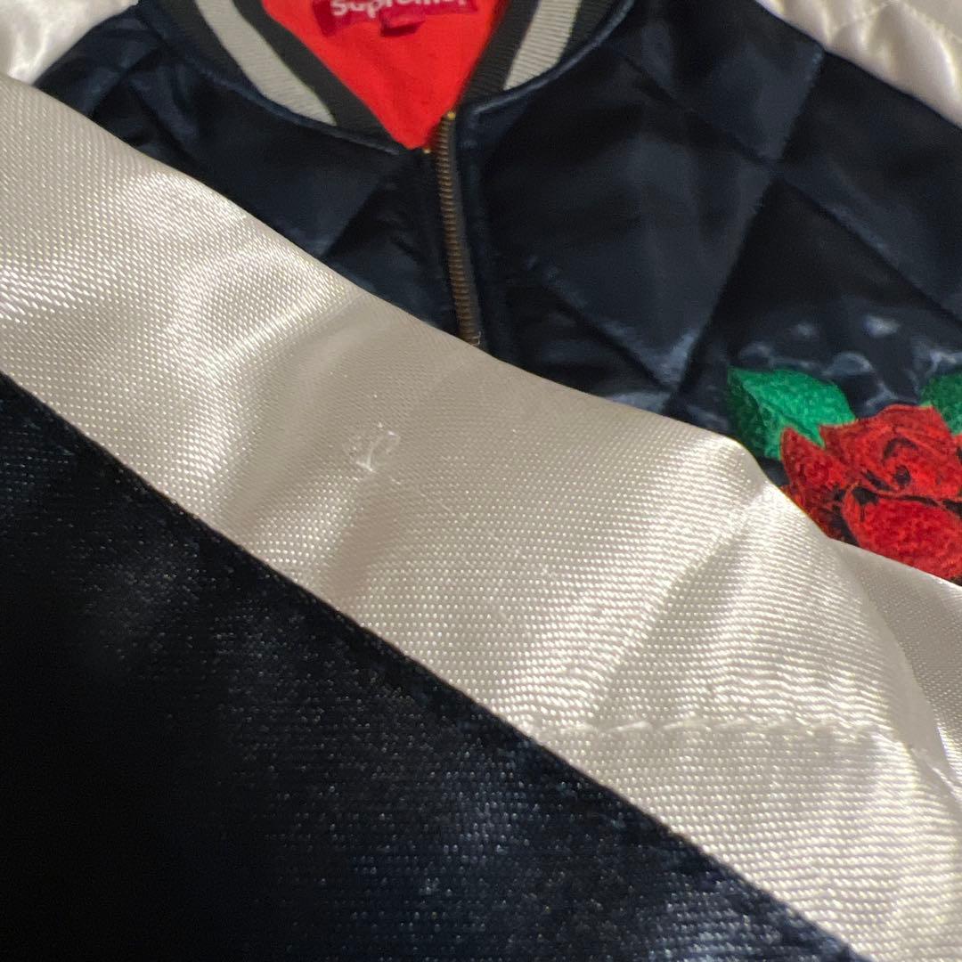 シュプリーム Quilted Satin Bomber 13aw スカジャン - メルカリ