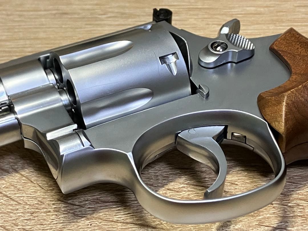 MGC S&W M686 6インチ モデルガン 木製グリップ付き