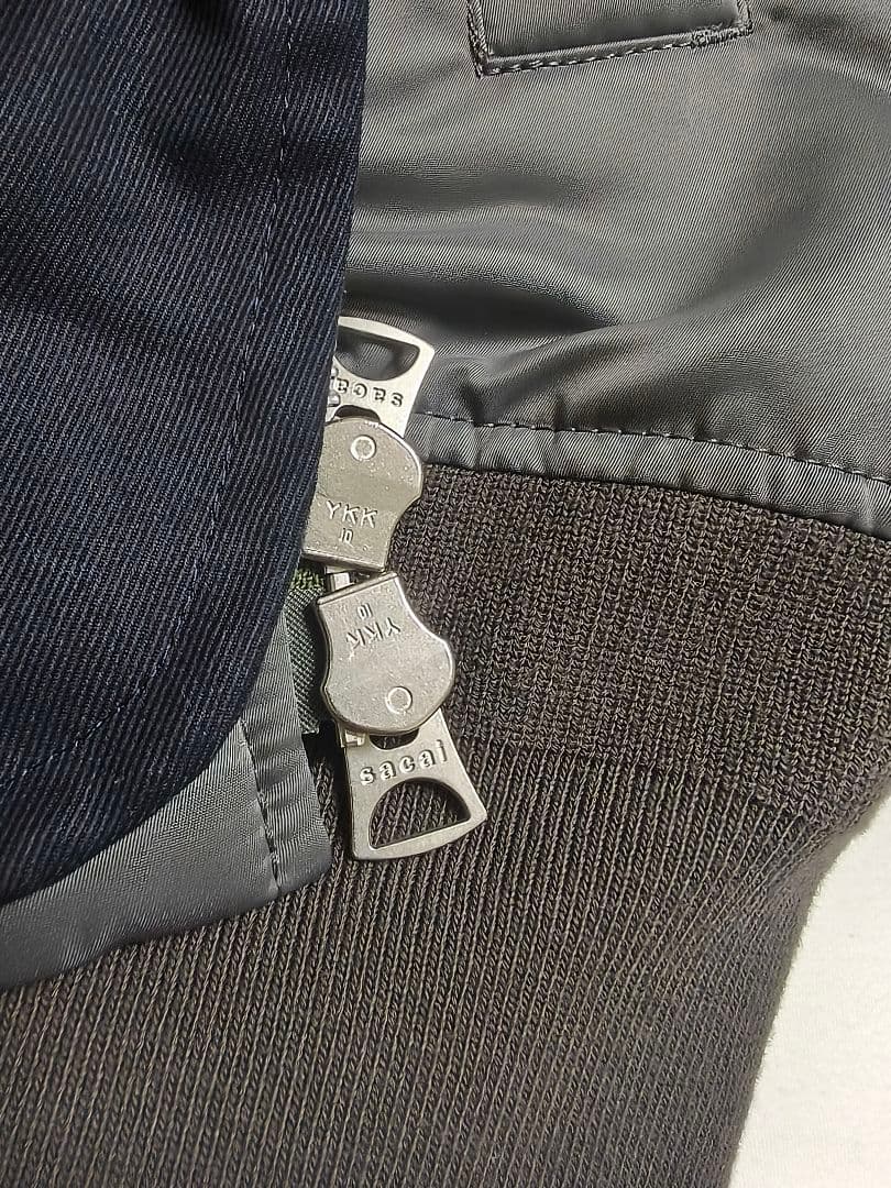 青山購入 Sacai 2022 MA-1 SCM−050 ドッキング ブルゾン - メルカリ