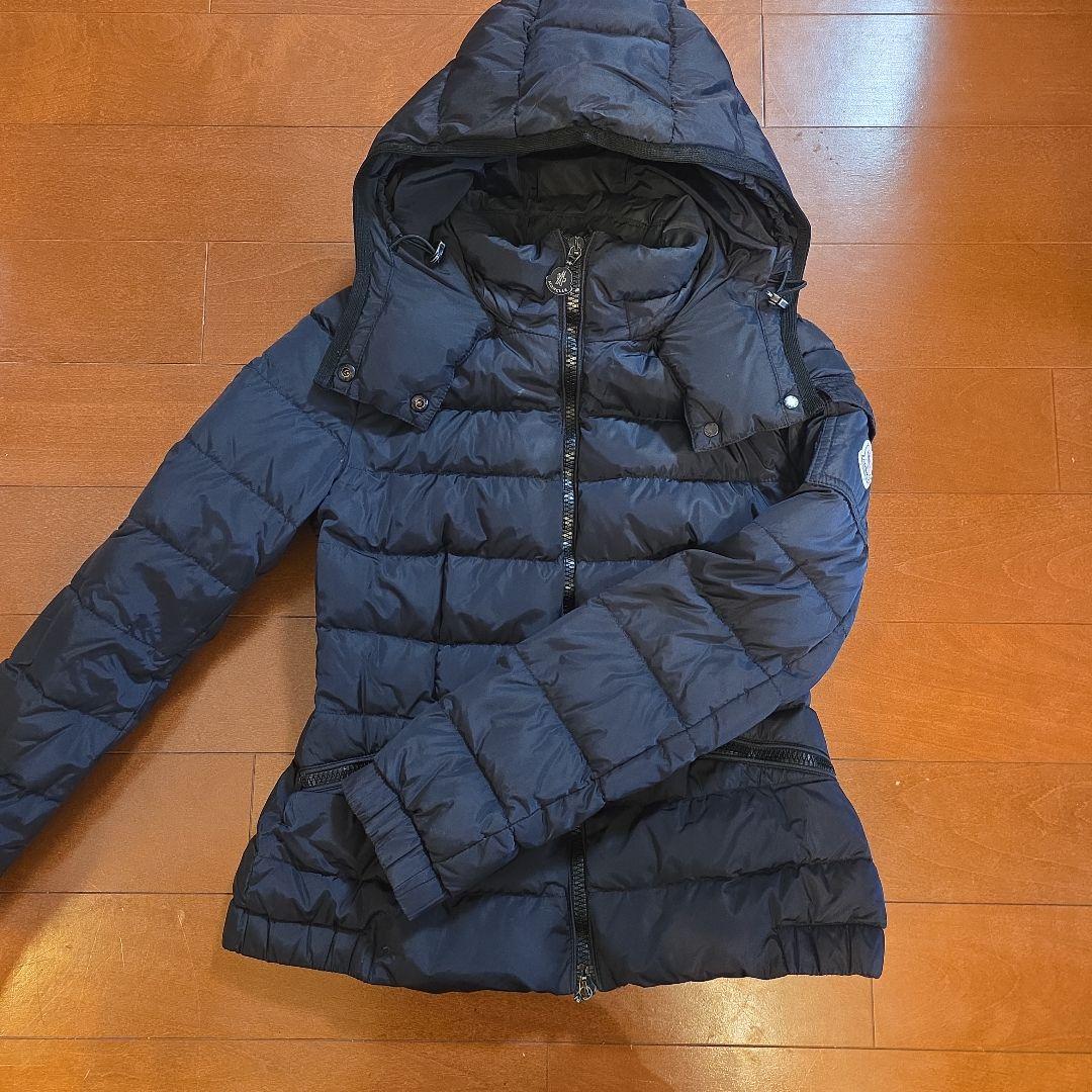 Moncler ネイビー ダウンジャケット サイズ0 MONCLER - モンクレール ダウンジャケット 0 ネイビー MONCLER