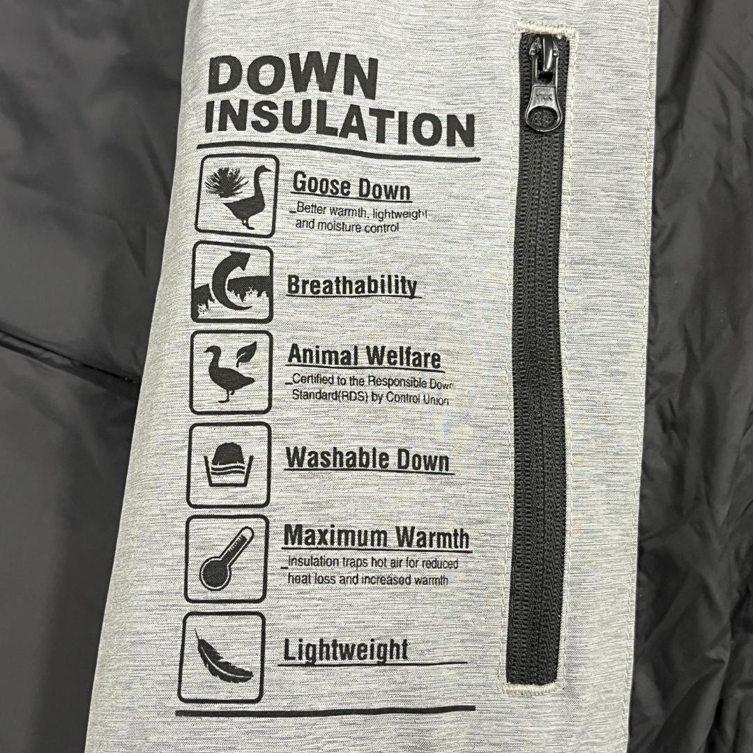 《美品》ザノースフェイス ロングダウンコート レディース グレー XL