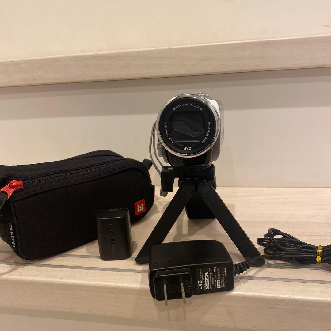 動作品】JVC Everio GZ-E220-S フルHD ビデオカメラ - メルカリ