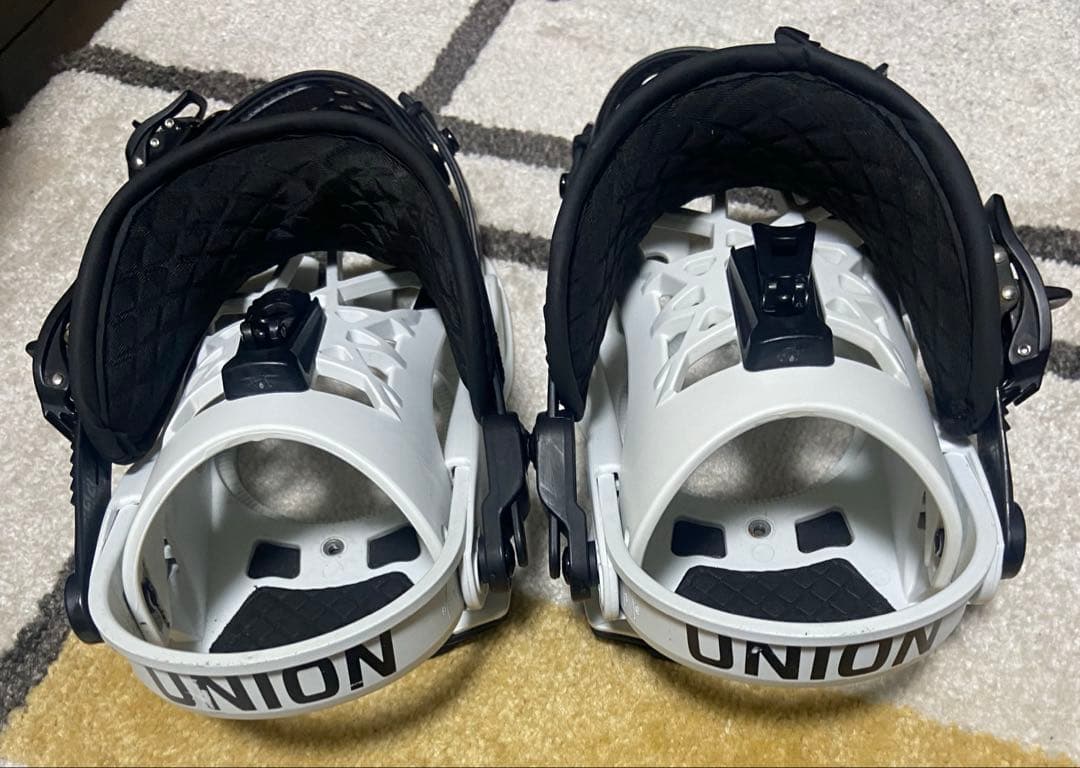 UNION スノーボード ビンディング ホワイト/ブラック - メルカリ