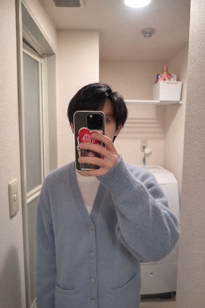 毛足長め　vintage モヘアカーディガン　 ″glasgo″ 60s