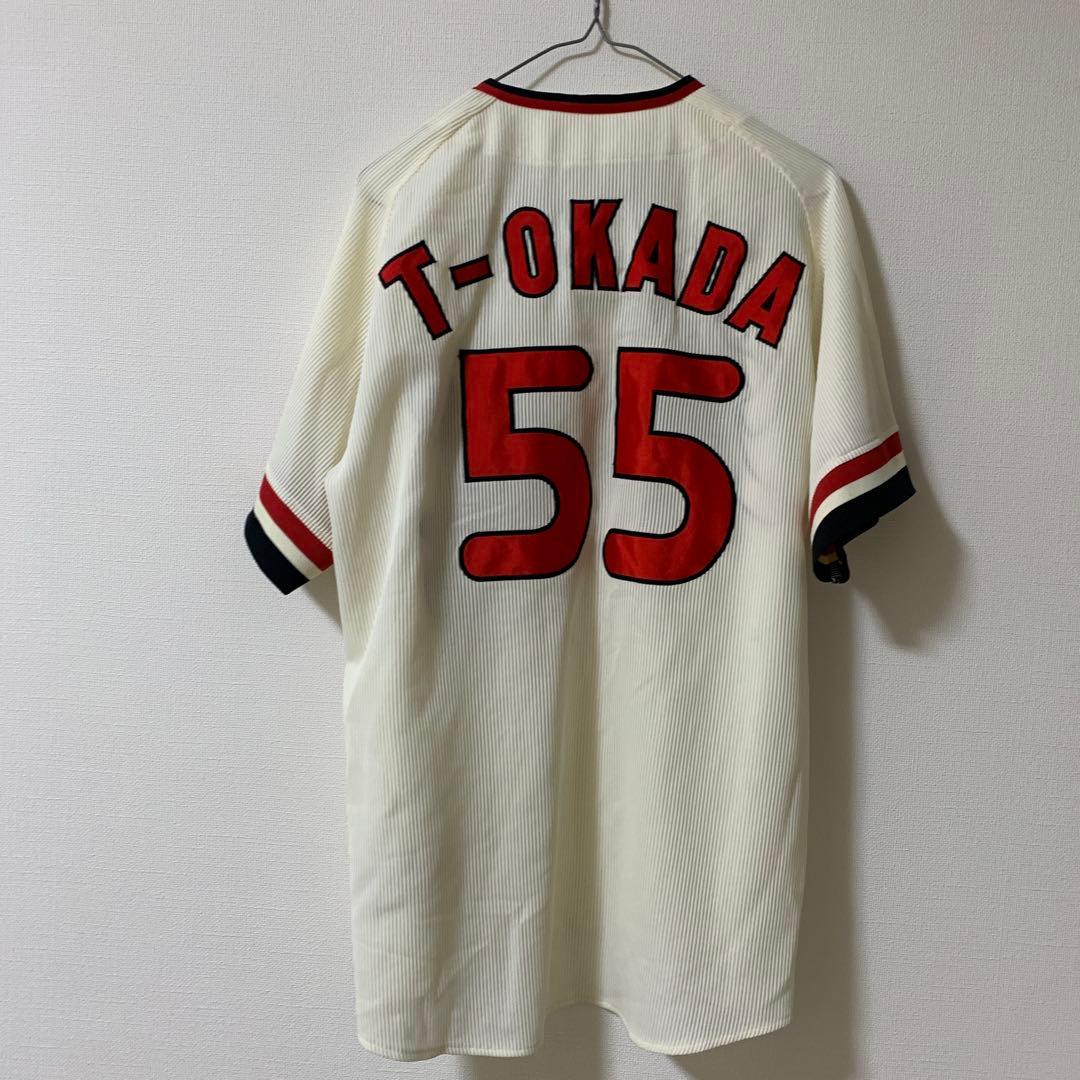 オリックスバファローズ 55 T－岡田 レプリカ ユニフォーム M - メルカリ