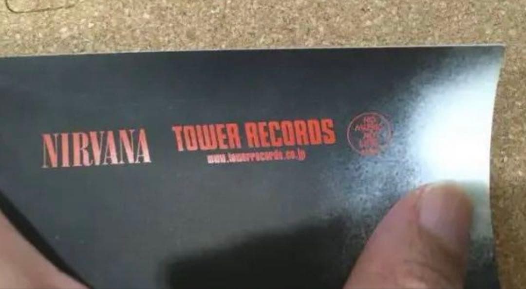 NIRVANA 非売品ポスター　ラスト1枚早い者勝ちです。