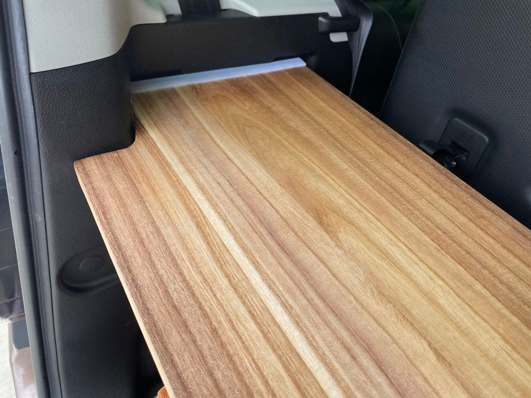 新型ハスラー用ラゲッジボード 静音版 木製 ワイドタイプ 塗装済み