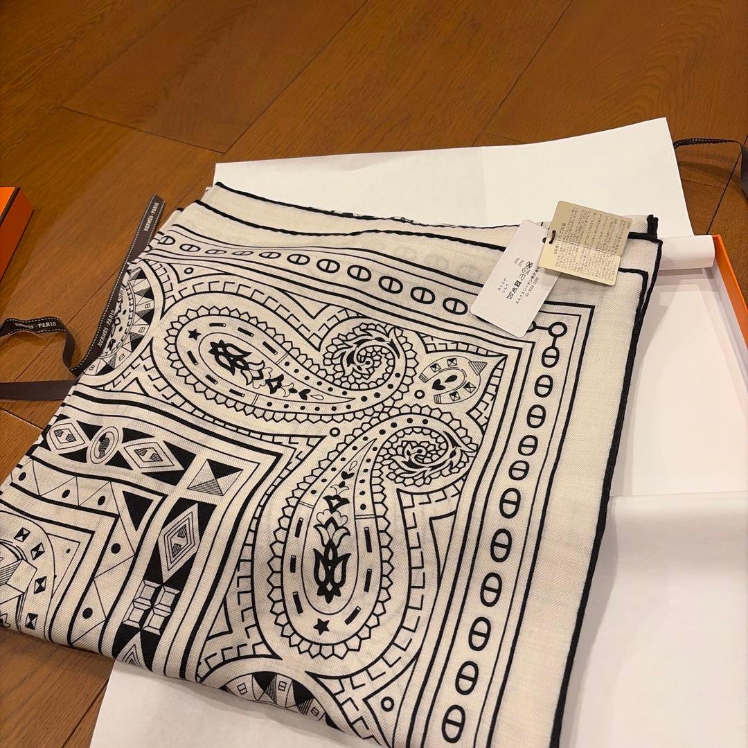 エルメス ペイズリー柄シルクスカーフ2025AW 新作 カシシル 野村大輔