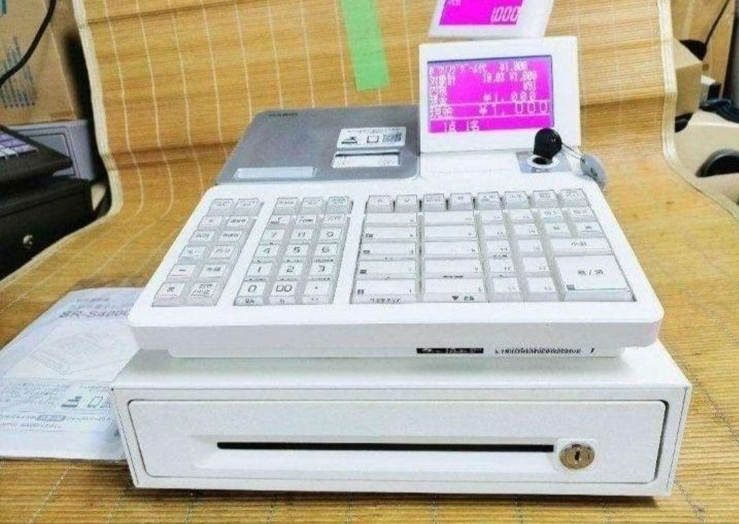 カシオレジスター SR-S4000 スマホ連携Bluetooth 987654 - メルカリ