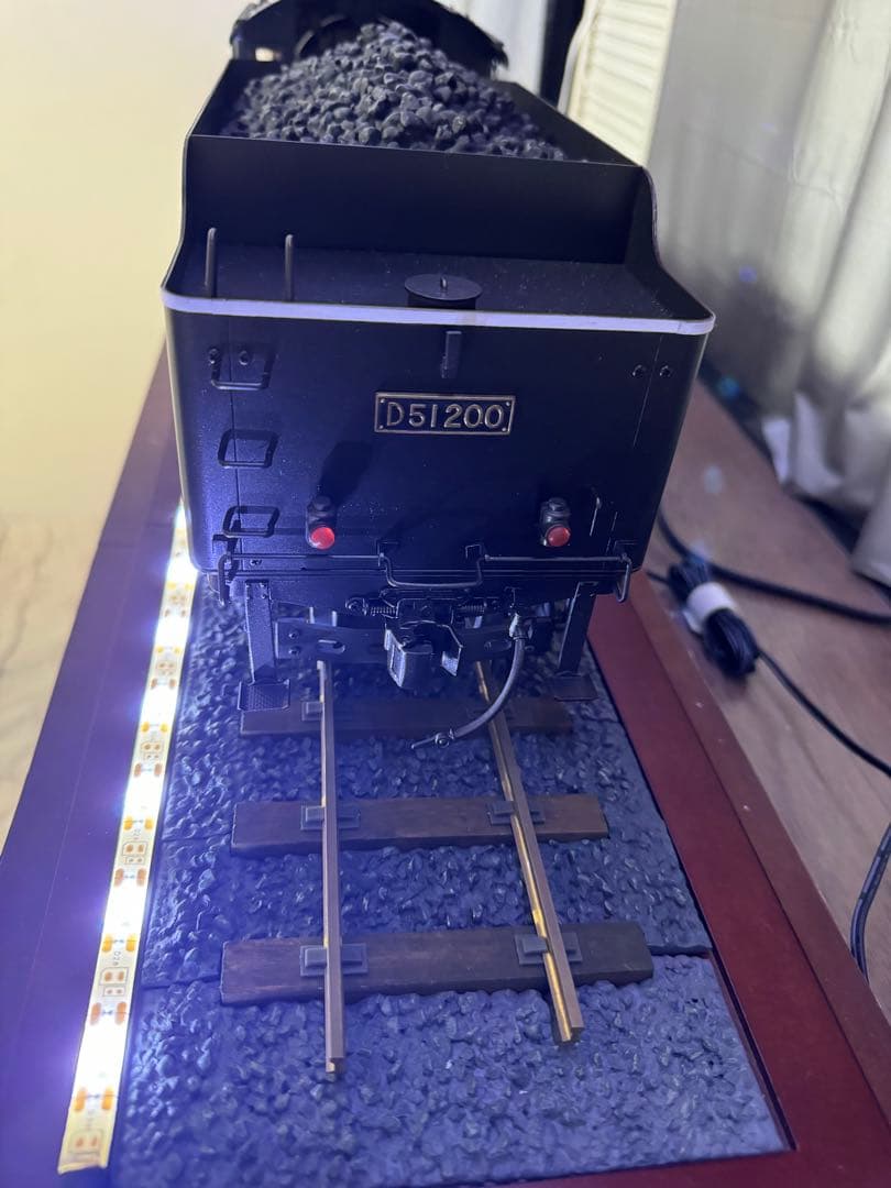 完美品　デアゴスティーニ D51蒸気機関車を作る 塗装完成品