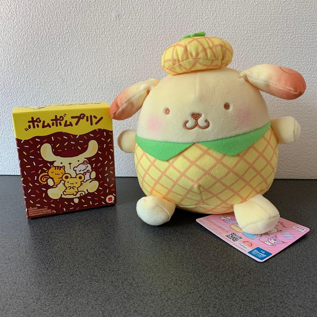 サンリオ ポムポムプリン フルーツぬいぐるみ ハッピーセット フォーク