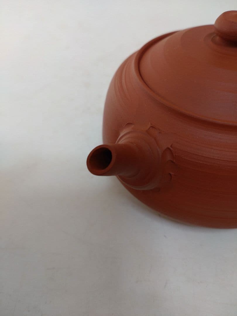 は*み様 常山窯 朱泥 茶注 共箱 共布 煎茶道具 茶道具