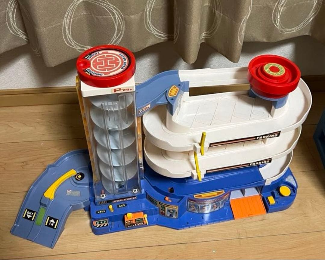 ミニカー、ミニカー収納ボックスのセット