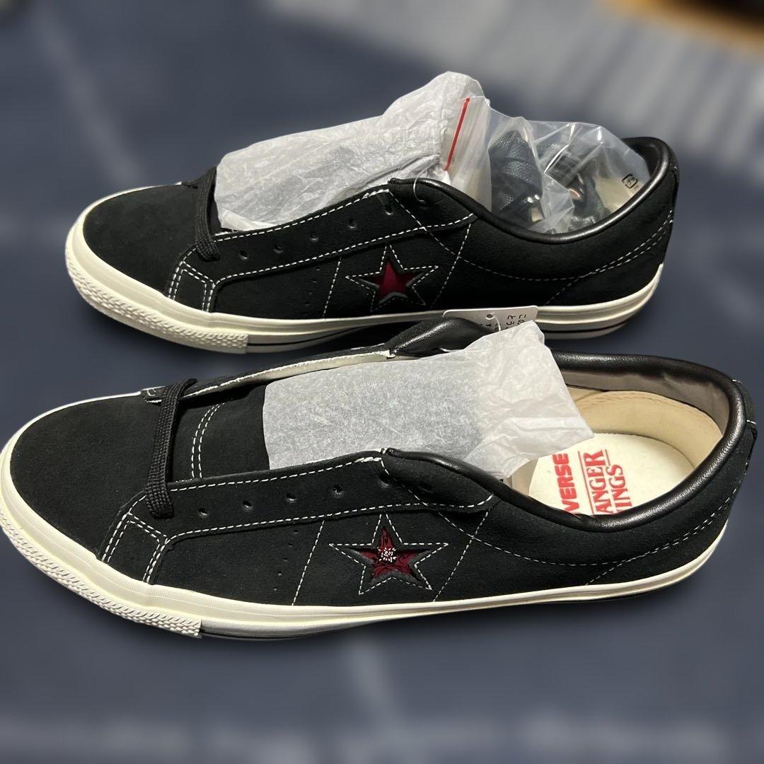 ストレンジャーシングス5 x コンバース ワンスター スエード 27.5cm