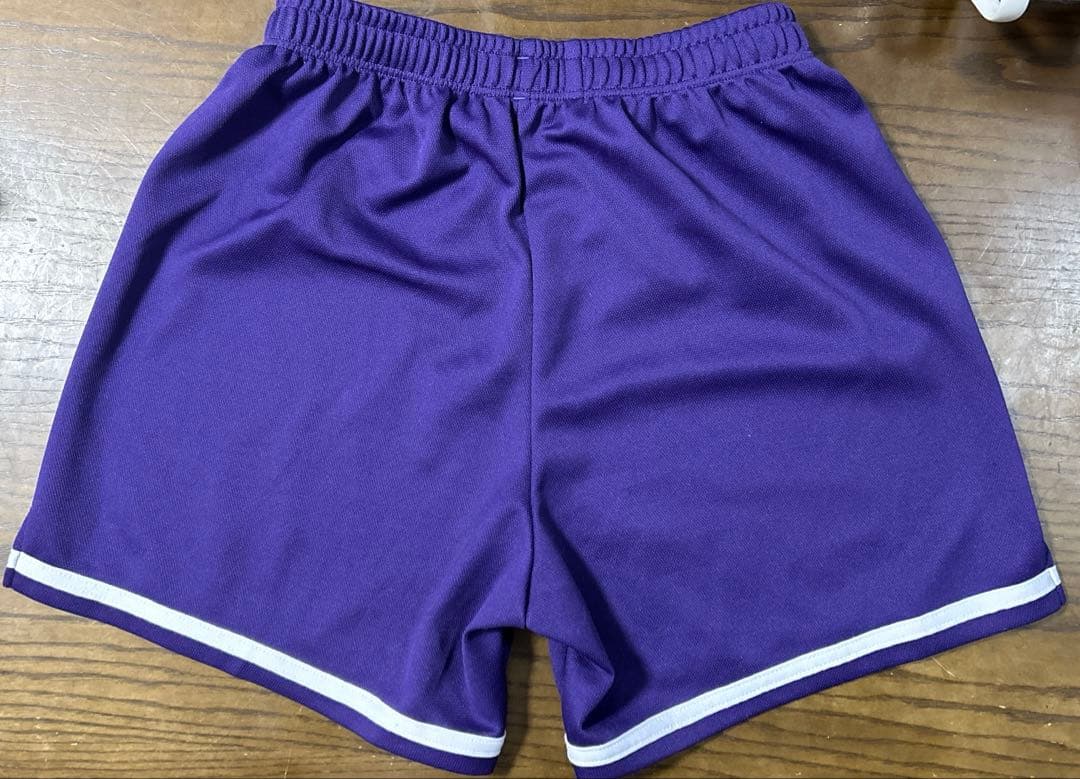 ASICS バレーボールパンツ Lサイズ 紫 パープル ゲームパンツ ゲーパン