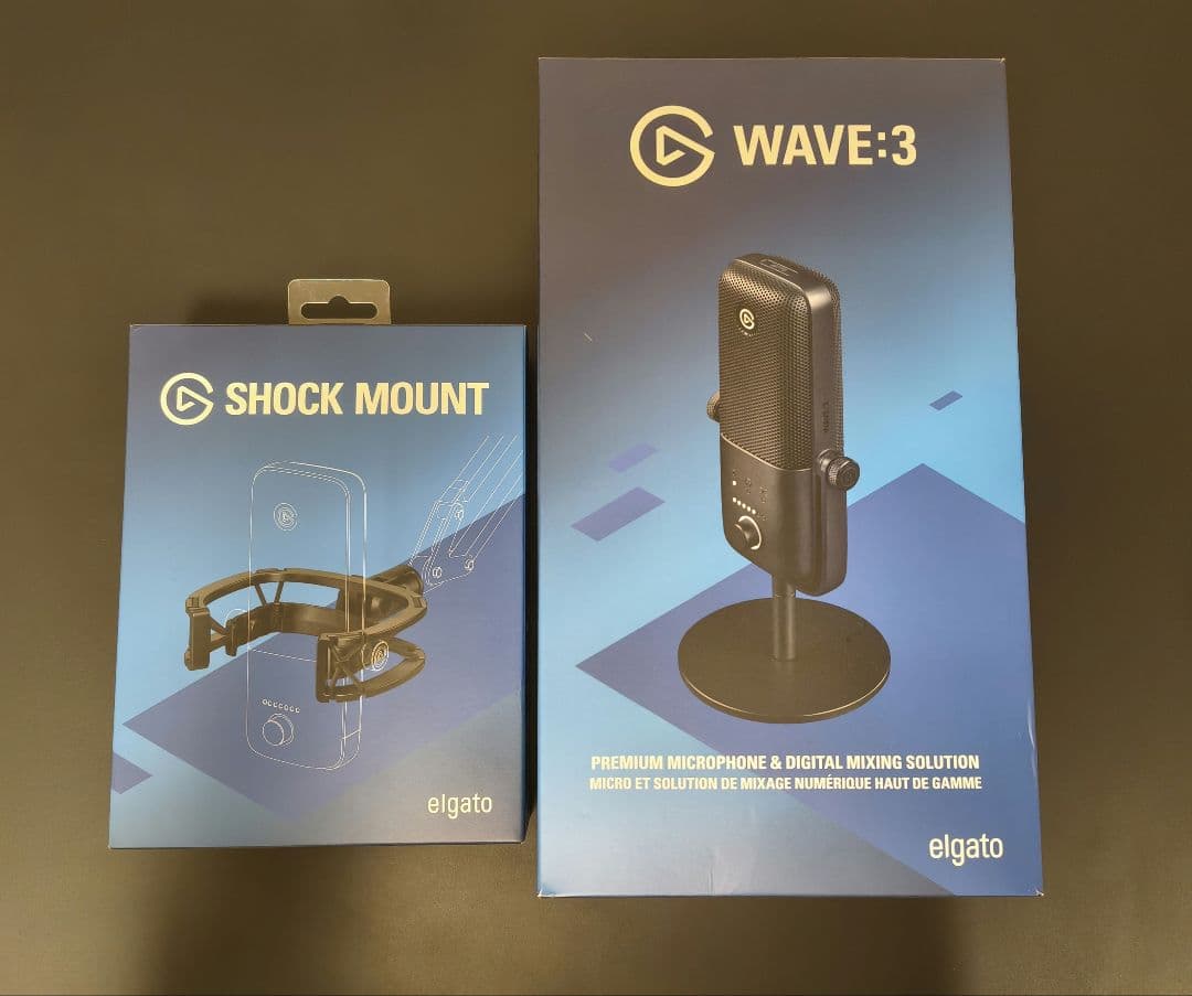 Elgato WAVE:3 + ショックマウント Amazon.com: Wave Shouck Mount [Custom Built for Elgato Wave:3/1